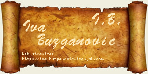 Iva Buzganović vizit kartica